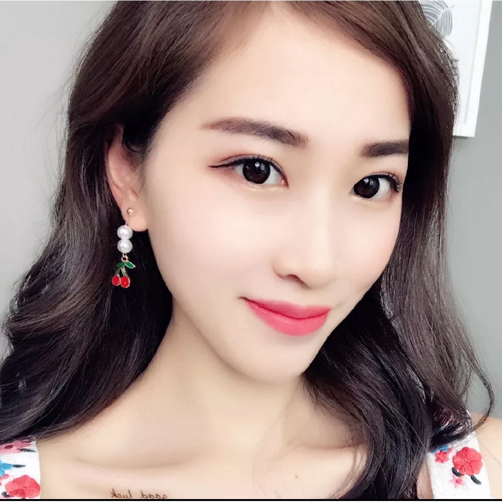 Anting wanita ala korea panjang 409