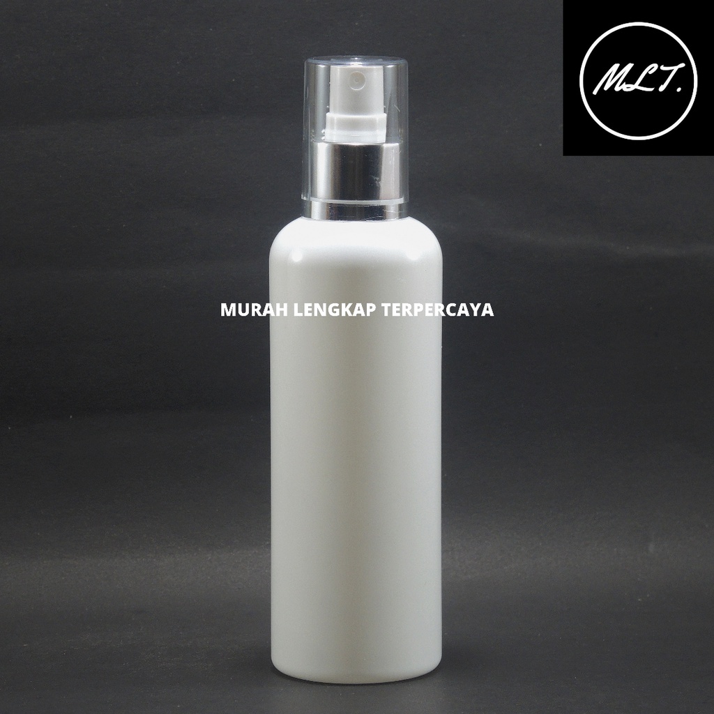 BOTOL SRPAY 250 ML PUTIH SPRAY SILVER FULLCAP