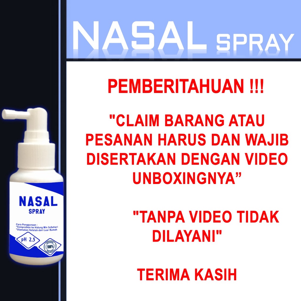 Nasal Spray Anosmia Anti Virus Corona Semprot Hidung Dewasa Anak Balita