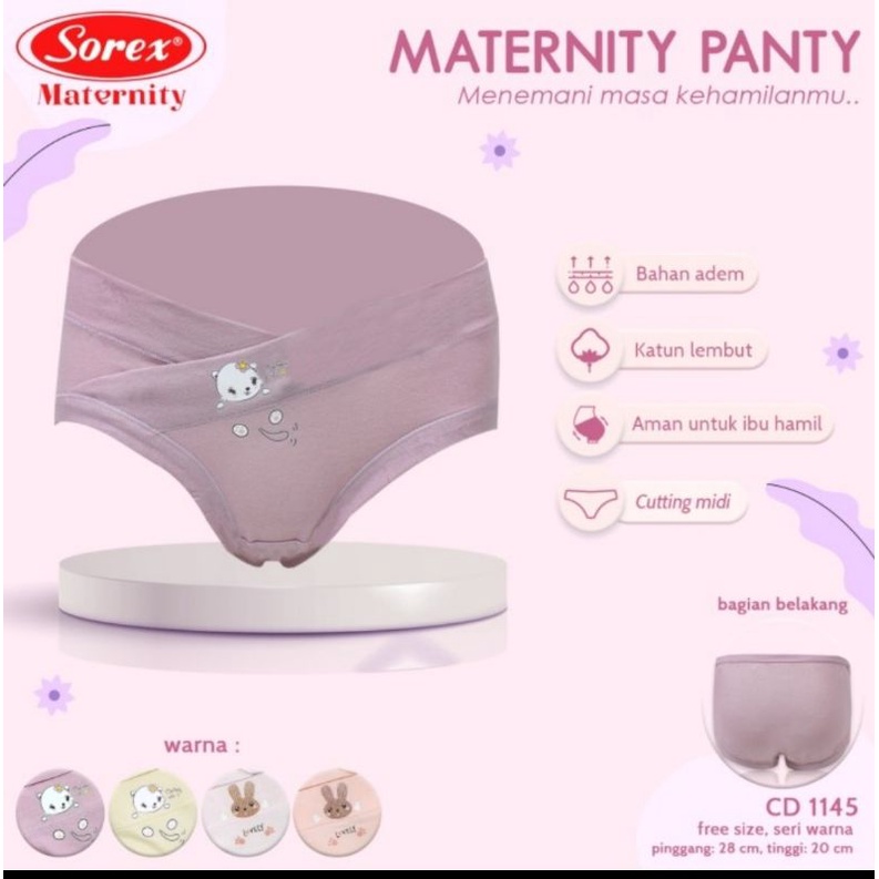 Celana dalam ibu hamil Maternity panty sorex 1145