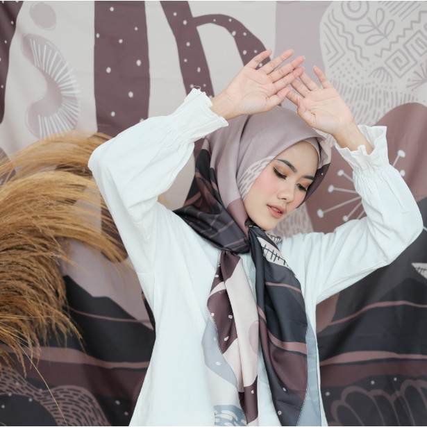 KERUDUNG SEGI EMPAT PRINTING MOTIF JILBAB SEGIEMPAT HIJAB SEGIEMPAT SCARF MALIQA