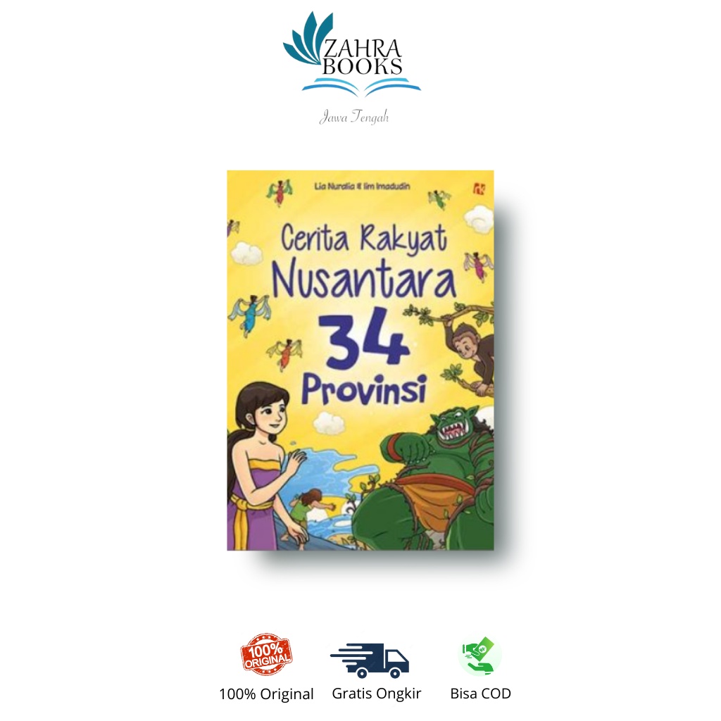 Jual AG - BUKU CERITA RAKYAT NUSANTARA 34 PROVINSI | Shopee Indonesia