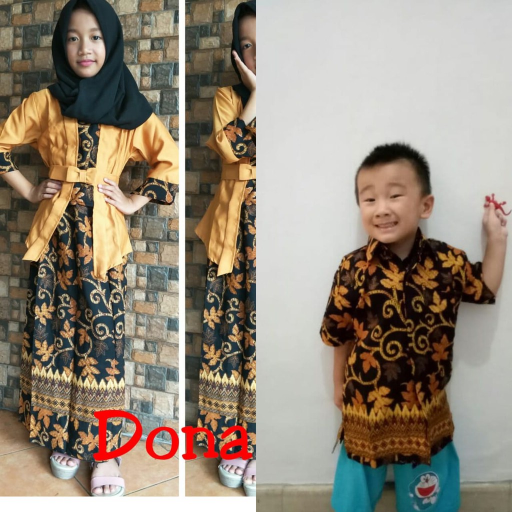 set kebaya elnira anak hem anak berkualitas