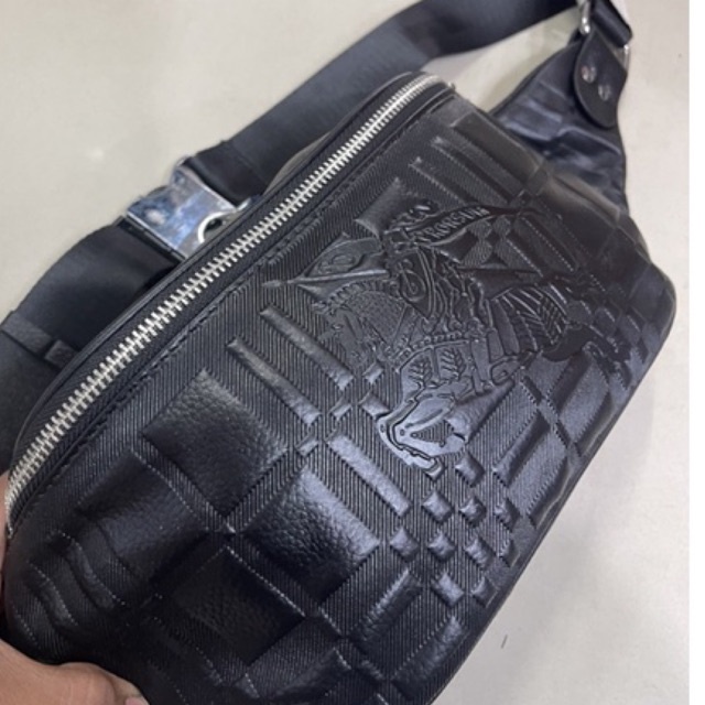 TAS SELEMPANG KULIT ASLI / WAIST BAG IMPORT KULIT ASLI / SLING BAG KULIT ASLI UNISEX Burberry