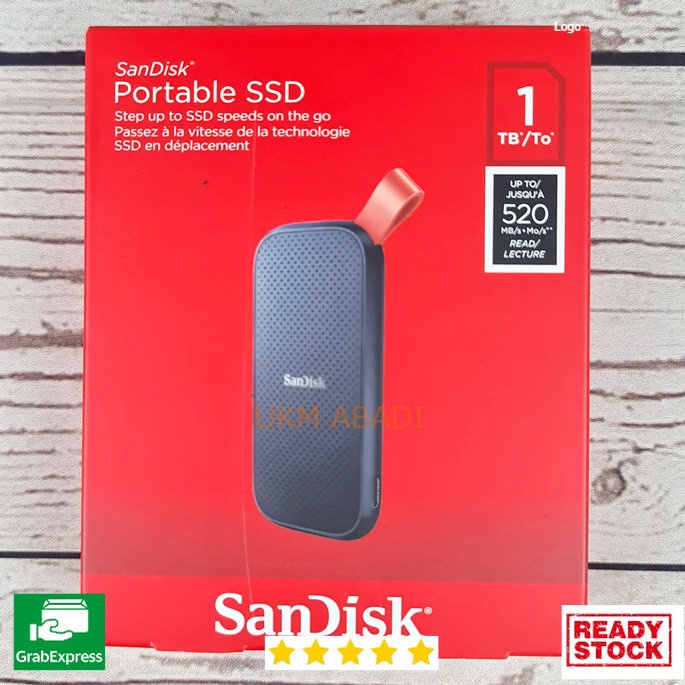 Hardisk External SSD SanDisk Portable 1TB SDSSDE30 1T00 G25P