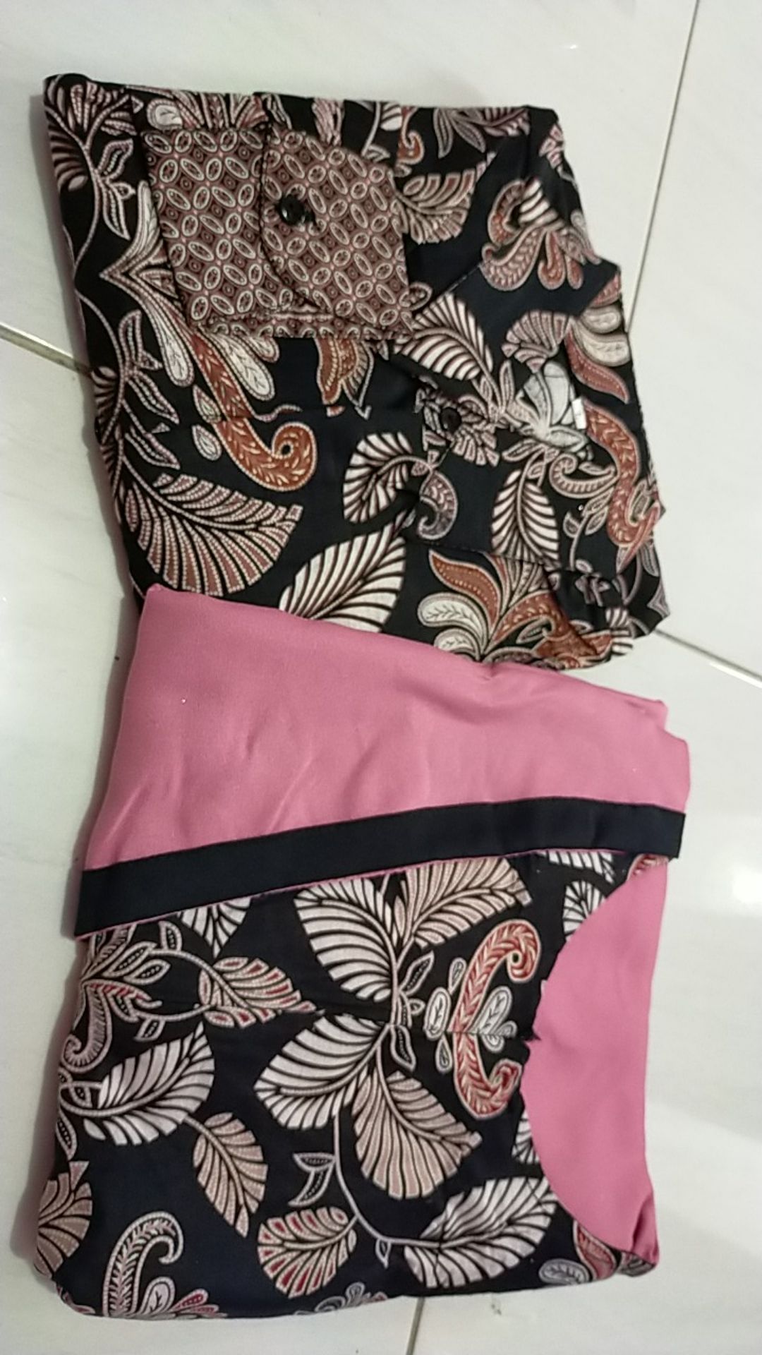 (real Pic) Wou Batik Couple Ashanti Gamis Sarimbit Syari Muslimah Remaja Moscrepe Katun Prima