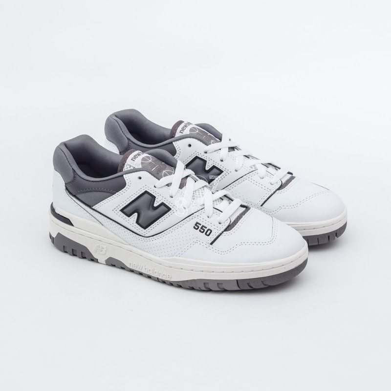 New Balance 550 White Grey Dark Grey