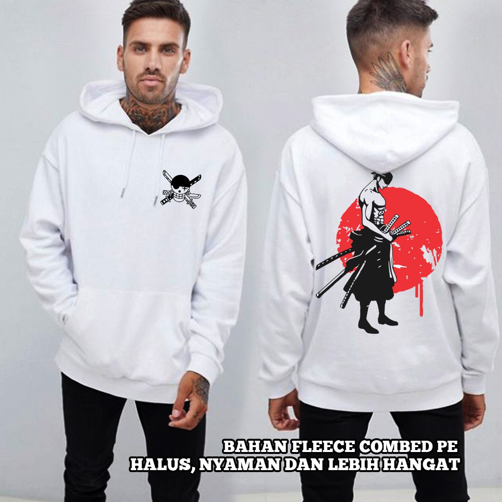 HOODIE ANIME ONE PIECE ZORO READY 2XL 3XL 4XL 5XL