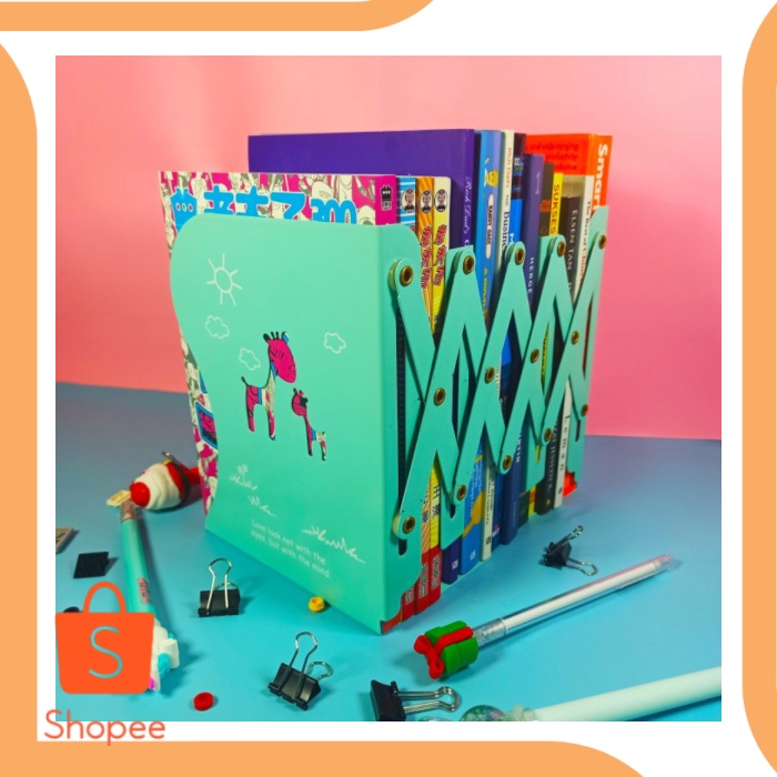 

BOOK END STRETCH BACK ANIMAL SANDARAN PEMBATAS BUKU BINATANG suku c