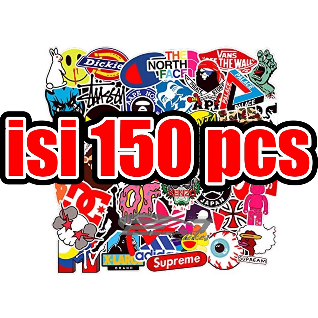 150pcs stiker pack estetik stiker aesthetic stiker pack stiker estetik stiker pack helm stiker lapto