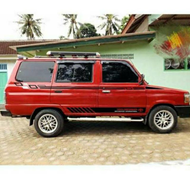 Stiker mobil kijang Cutting stiker mobil toyota stiker mobil kijang keren
