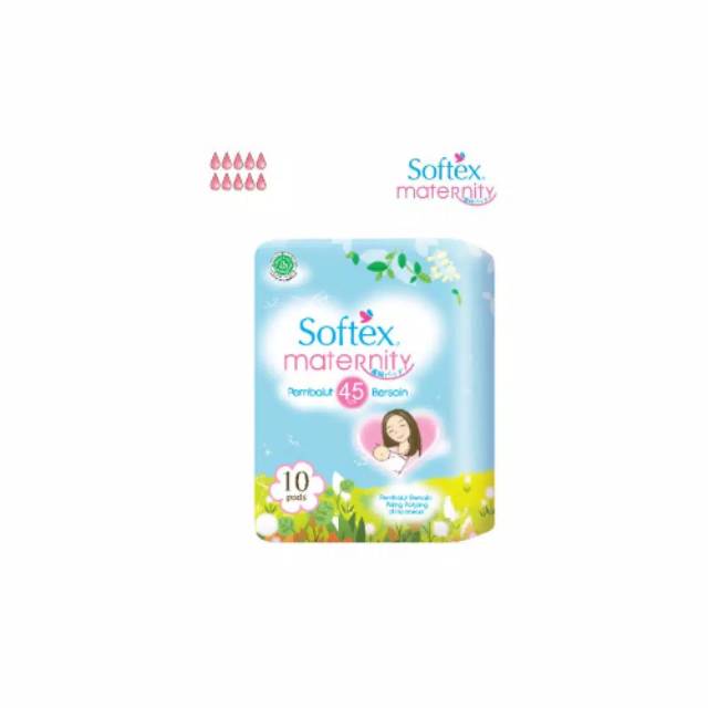 Softex maternity Pembalut 45cm isi 10's / pembalut melahirkan