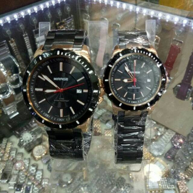 Jam tangan Couple Mirage Original