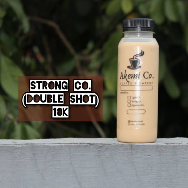 

[NEW] Akemi Co. Kopi Susu Strong Co. | Kopi Susu Botol/Cup - Gosend/GrabExpress Only