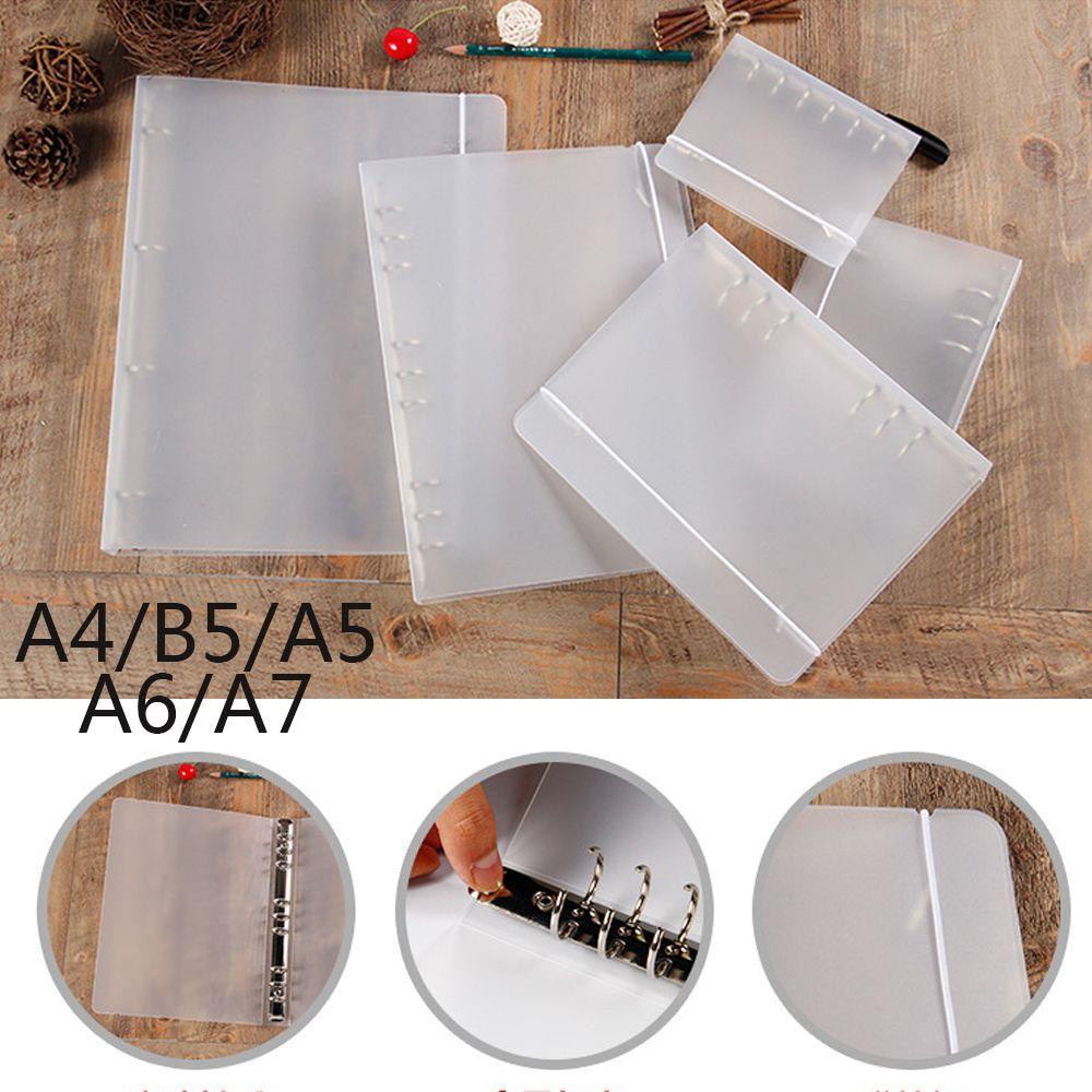 Suyo A4/B5/A5/A6/A7 Notebook Shell Alat Kantor Fashion Isi Ulang Alat Tulis Shell Plastik Notepad Cover