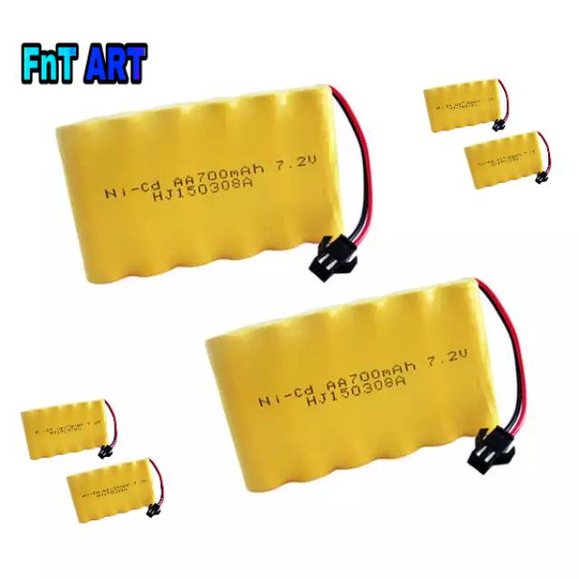 Baterai NICD 7.2V Battery RC Mobil drift Tank Truck