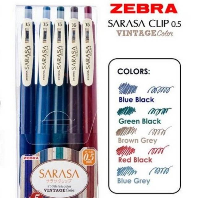 

SARASA CLIP Gel Pen Vintage Edition 0.5mm