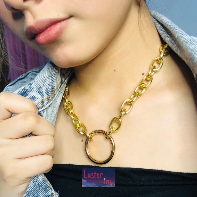 Fashion wanita kalung rantai besar