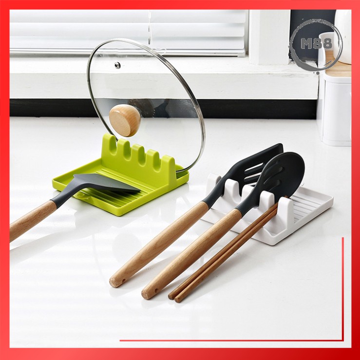 MARKAS88 Spatula Holder Tatakan Sutil Tatakan Alat Masak Rak Spatula Sutil Tutup Panci