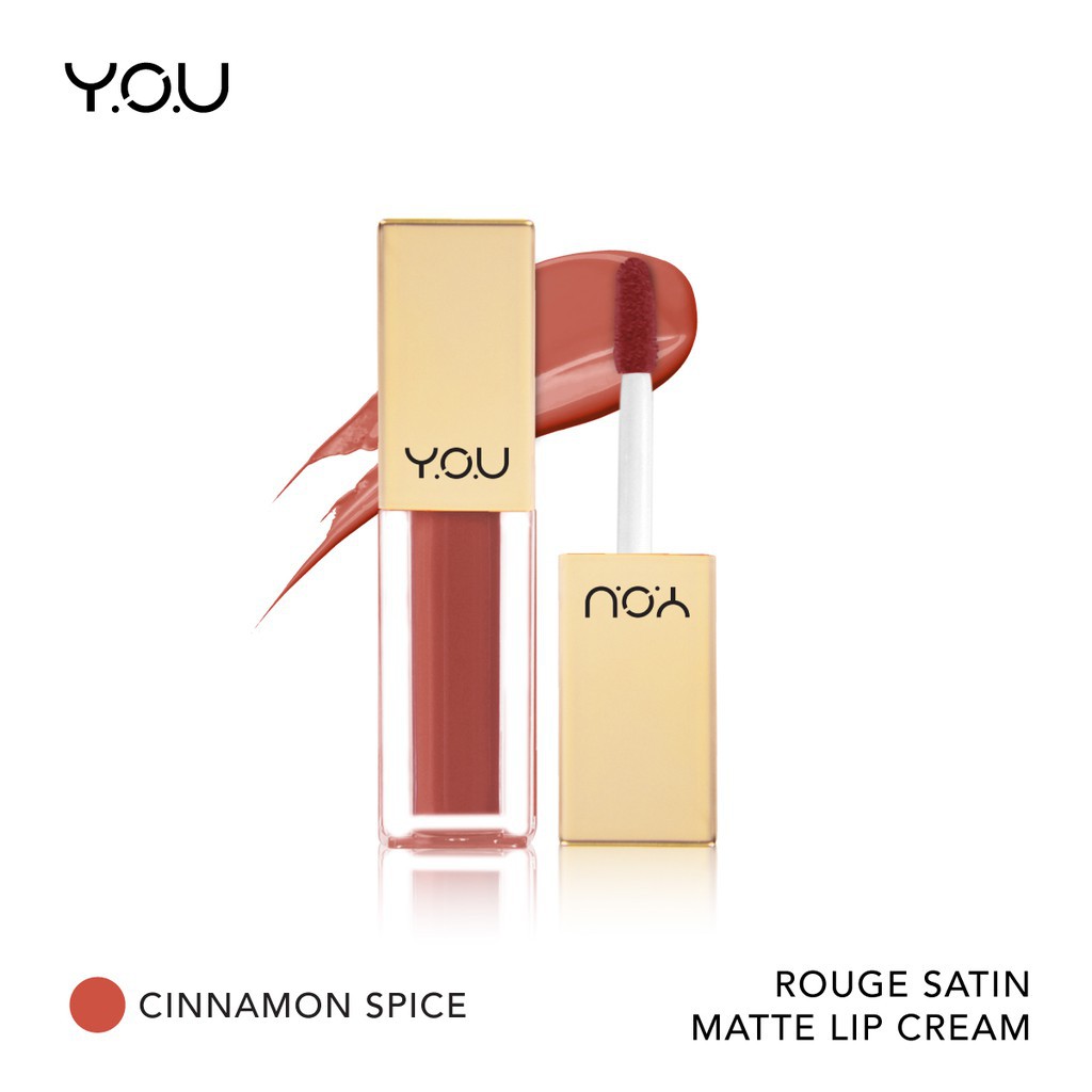 YOU The Gold One New Rouge Satin Lip Cream / Y.O.U