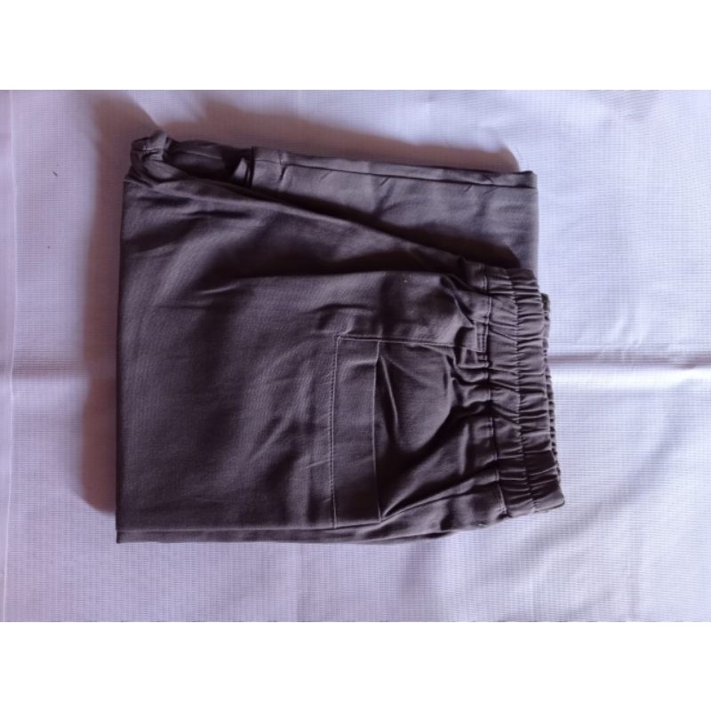 CELANA WANITA BAGGY CROPS TEBAL MELAR  CELANA WANITA JUMBO 7/9 BAHAN CATTON COMBED