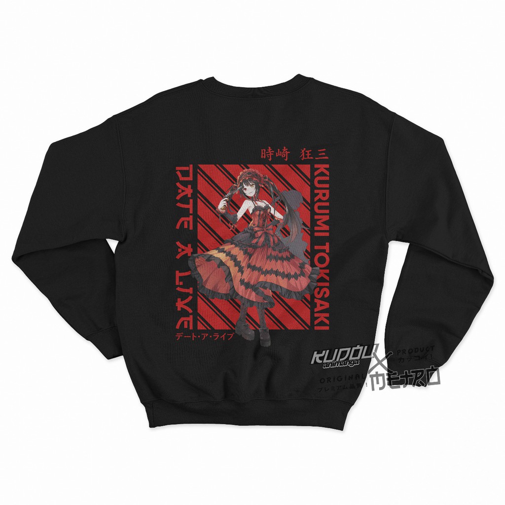 Crewneck Kurumi Tokisaki Date A Live Character Anime Manga