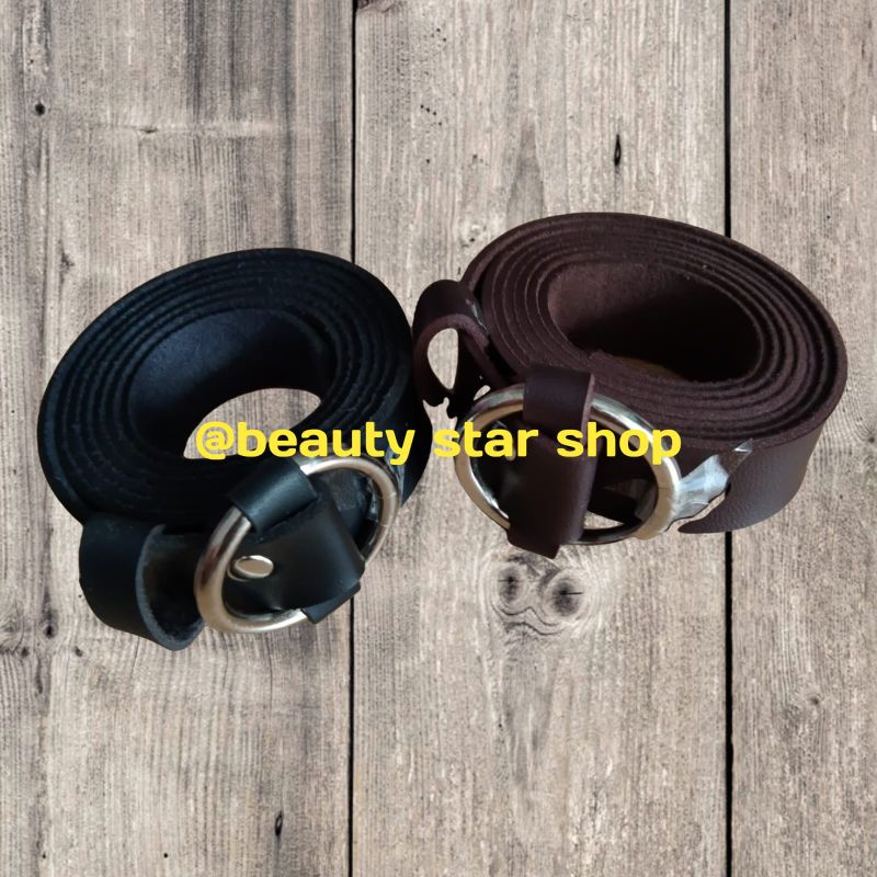 Ikat Pinggang Ring Belt Wanita Sabuk Wanita Kekinian Gesper Wanita Premium Kulit Ikat Pinggang Kekin