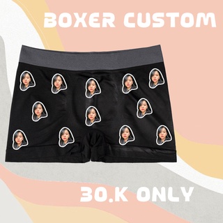 BOXER CUSTOM | VIRAL | KADO | HADIAH | GIFT | UNIK | ANTI SELINGKUH