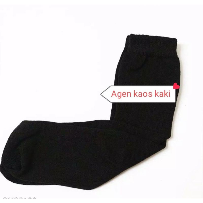 kaos kaki kantoran pria dewasa (12 pasang) bahan katun lentur lembut adem &amp; tidak panas