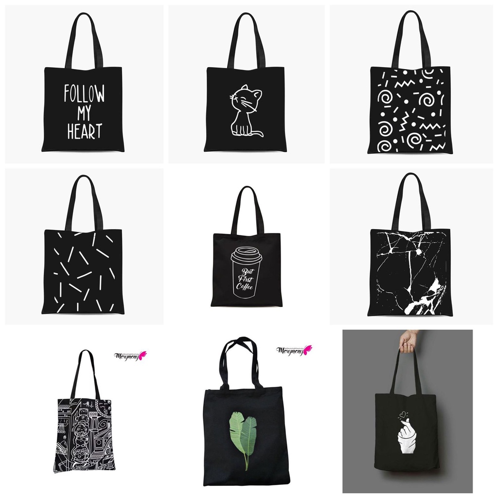 MORMON - D1386 Totebag tote Karakter Tote bag kpop murah wanita custom motif