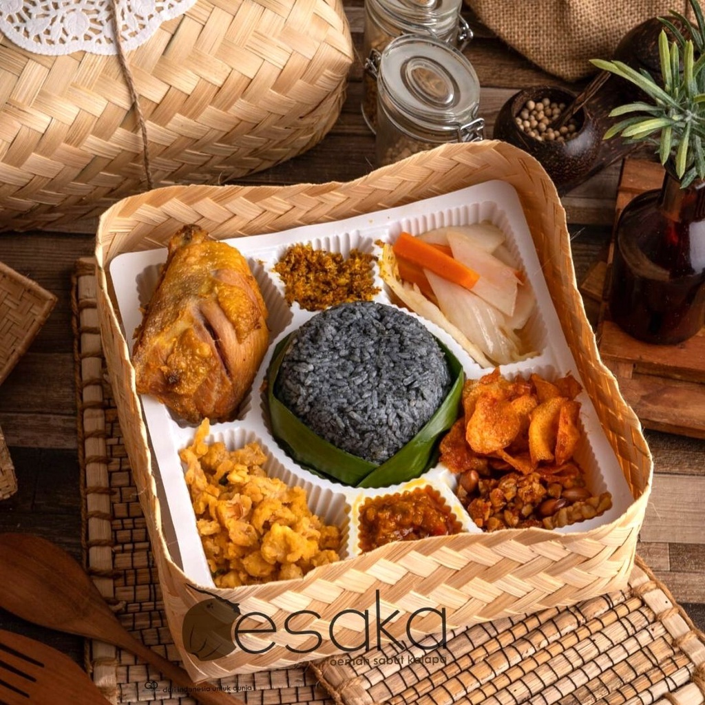 BESEK CATERING 25X25 SEPASANG / BESEK PIPITI / BESEK MAKANAN TRADISIONAL