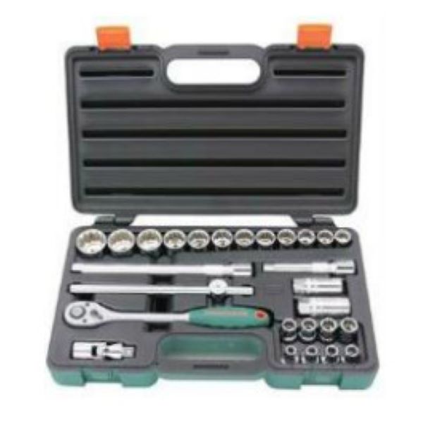 JONNESWAY 27 PCS 1/2" DR. SUPER TECH SOCKET SET - S68H4127S