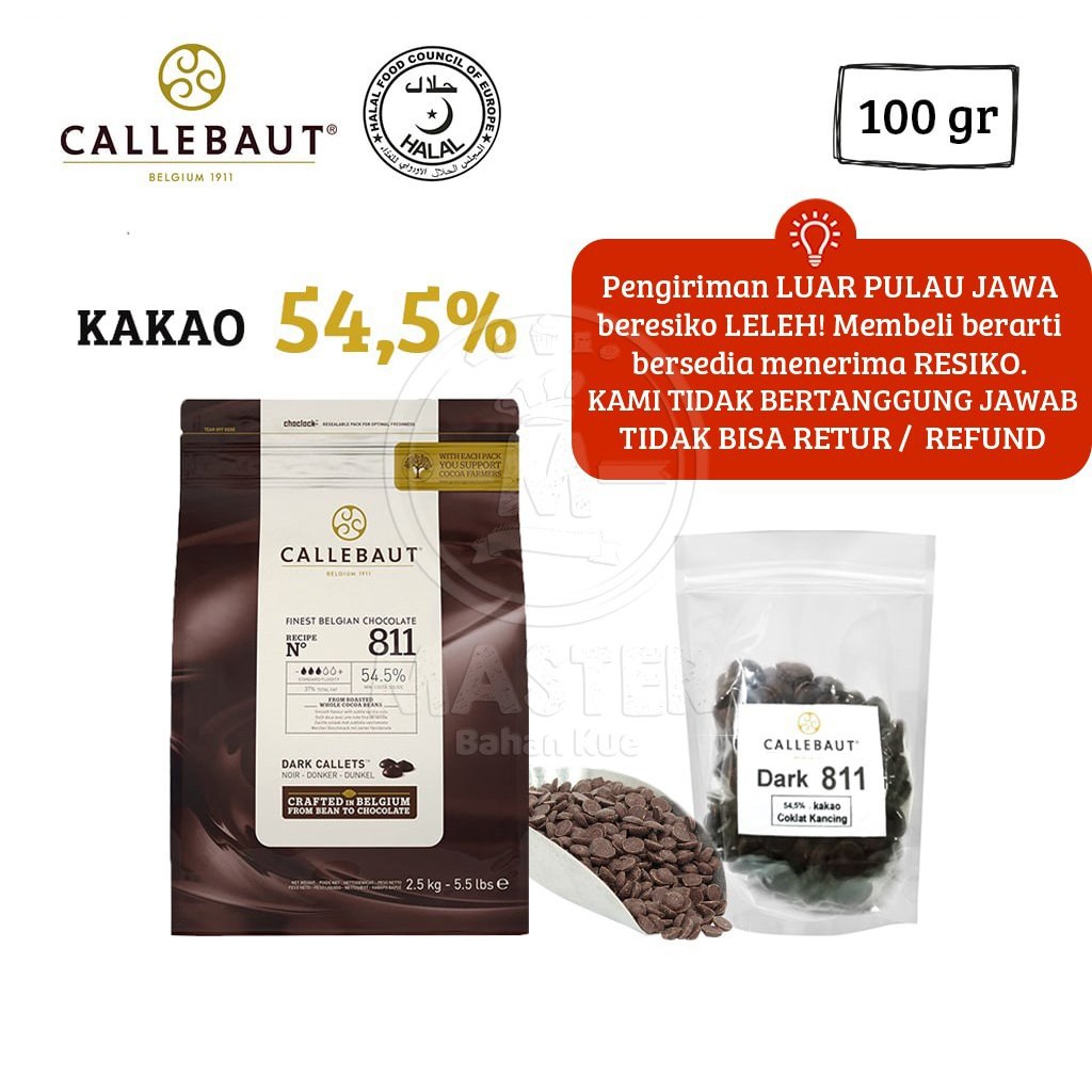 

Callebaut 811 + Ice Gel [100 gr] KHUSUS GOSEND & JNE YES