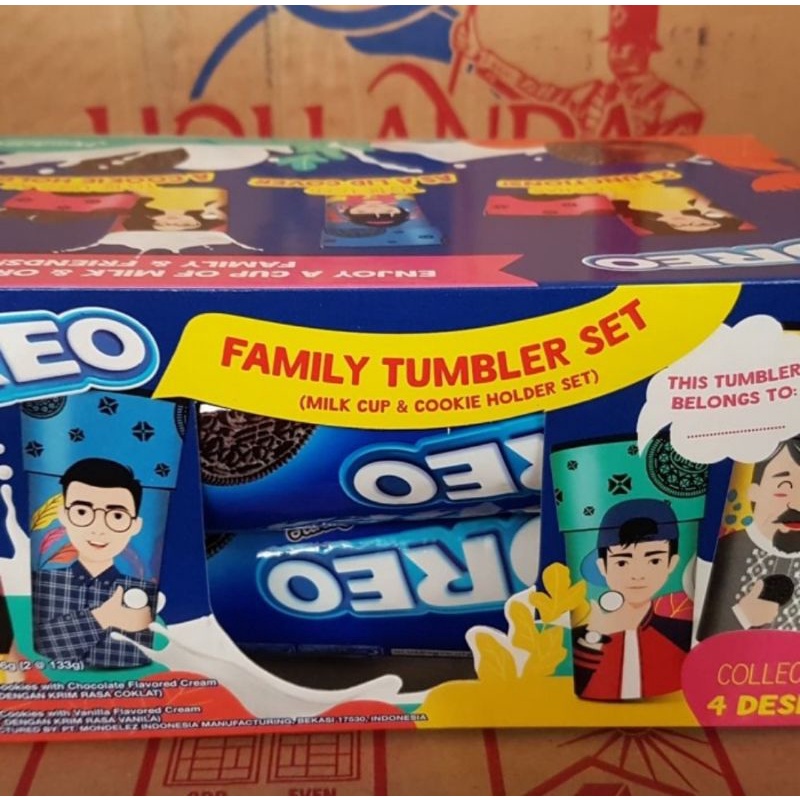 

Oreo family snack box set 266gr collect all 4