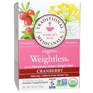 

Traditional Medicinals Womens Teas Organic Weightless Cranberry