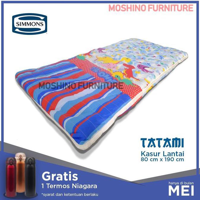 Promo !! Kasur Gulung Simmons Kasur Piknik Kasur Lipat (Bisa Go-Send) Fulana.Market:S
