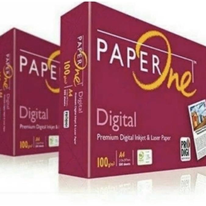 

SALE Paper One A4 100 Gram /Kertas Fotocopy/ HVS / Paling Murah