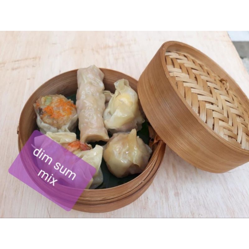 

Dimsum Mix 100Pcs (Ayam,Udang,Sosis, Beef,Jamur)