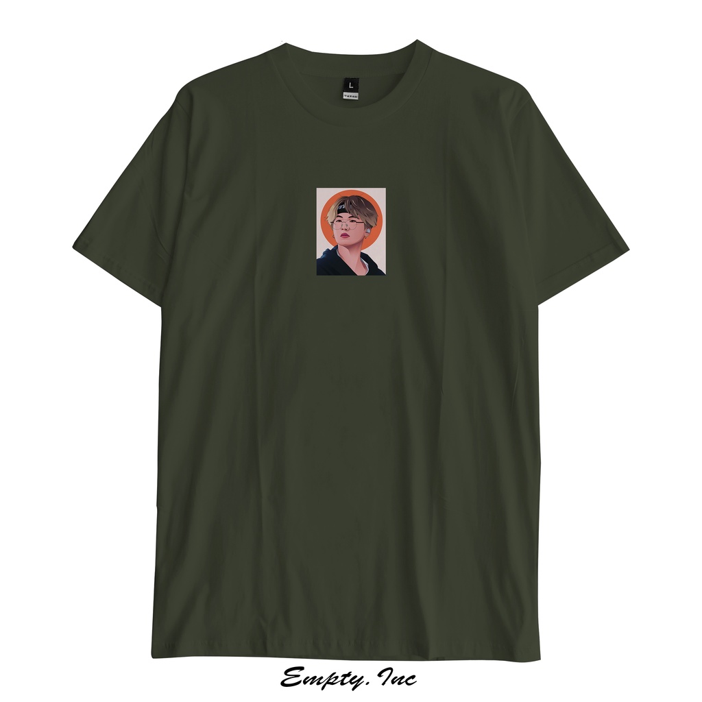 Kaos Kpop BTS Face Box Graphic Tshirt #4