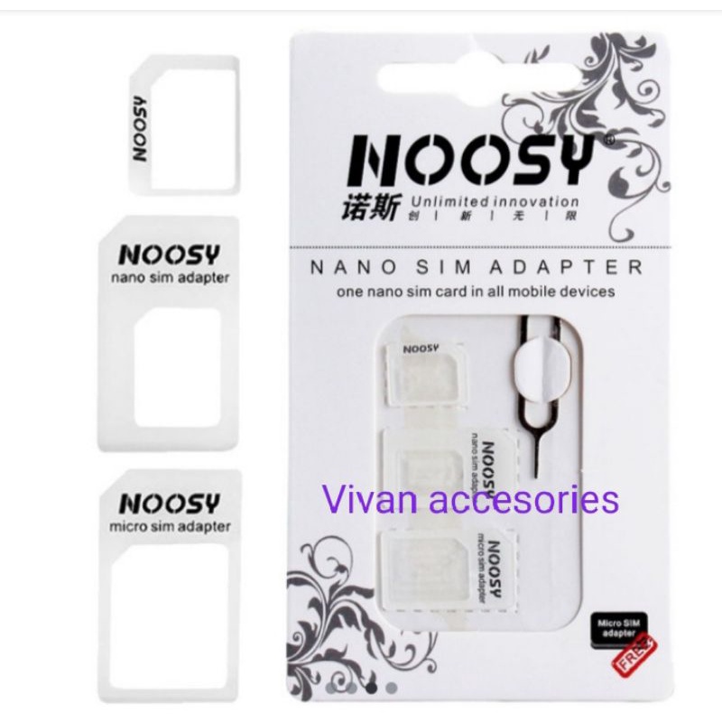 NANO SIM ADAPTER NOOSY-ADAPTER SIM CARD NANO NOSY NOSY