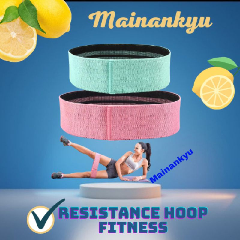 (MAINANKYU) Tali Stretching Band Yoga Fitness Power Resistance 3 PCS - SG006 - Multi-Color