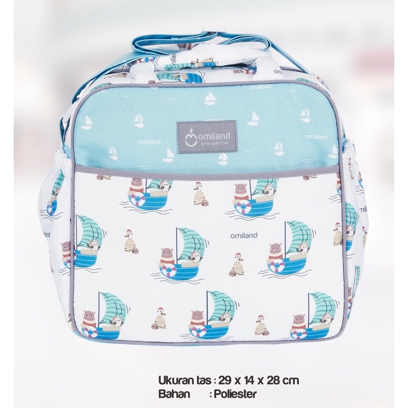 Tas Bayi Omiland Diaper Bag Seri SLOTH &amp; SERI SAILOR