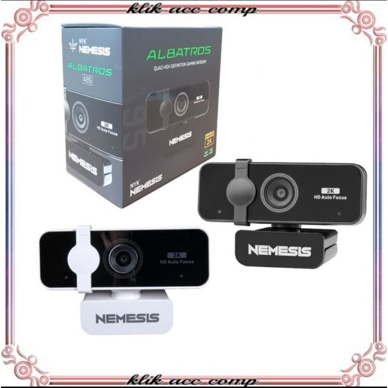 Camera Webcam NYK NEMESIS Albatroz A95 1080p 2K/ Camera PC Laptop External Albatroz Webcam 1080p