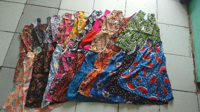 (1kg=20pcs) Daster Anak Solo, Daster Anak Murah, Daster Anak Cantik Lucu,baju Anak Batik