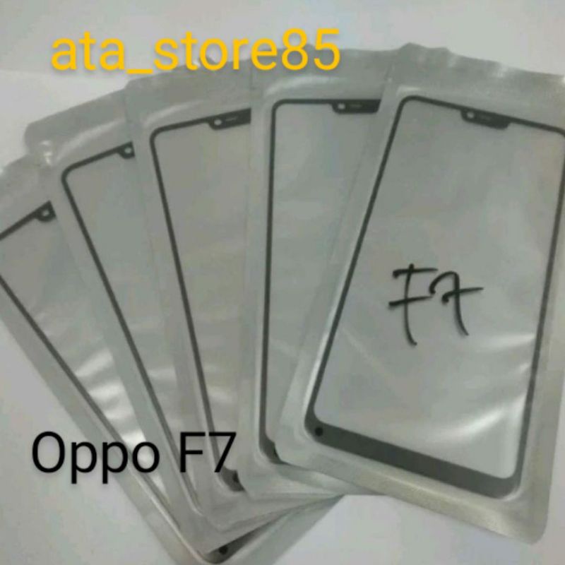 Kaca Depan Oppo F7 | F 7 Kaca LCD TS TC Touchscreen Glass LCD+Lem Plus Oca Kering Original
