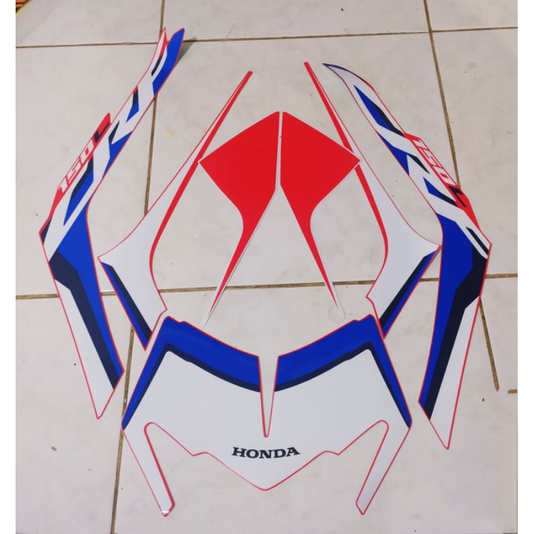 Striping motor Honda CRF 150L Extreme red 2022