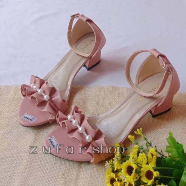 ZUFAR - Kirei Heels Wanita (AG-42) HEELS SANDALS VIRAL gitu loh / SANDAL HEELS MUTIARA