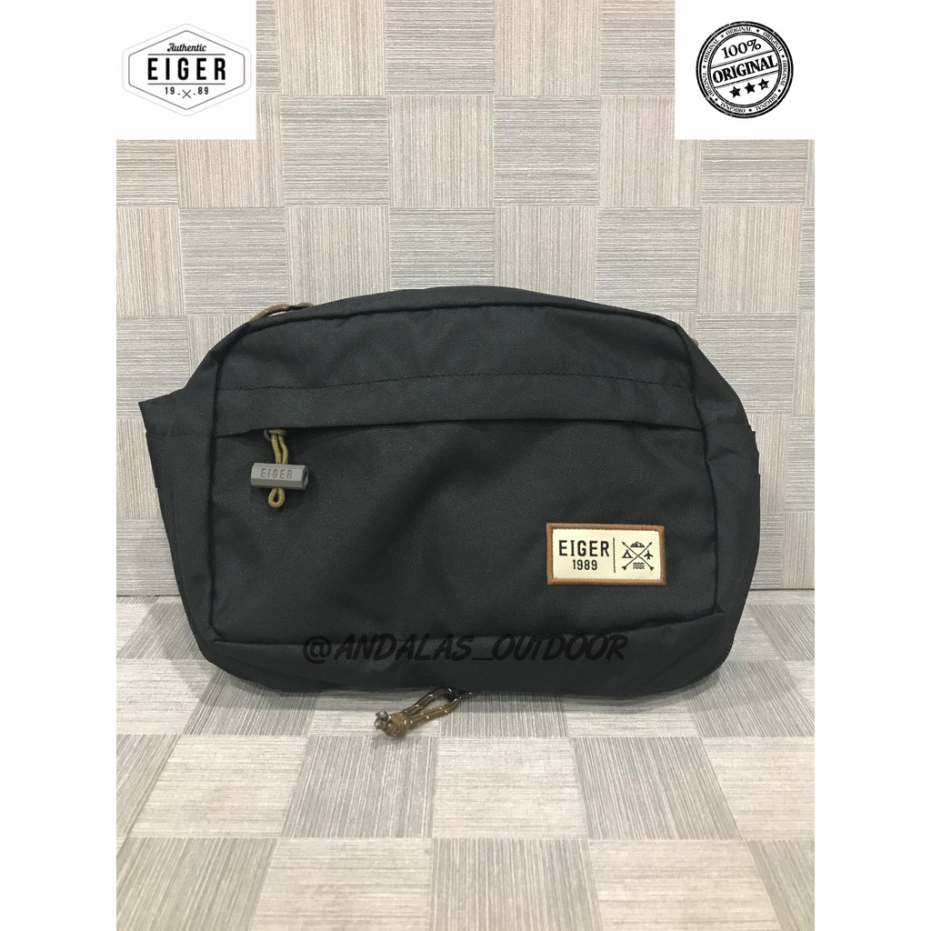 EIGER001 WAISTBAG DISTEND PACK 12L, BLACK 5512