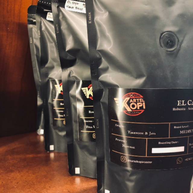 

kopi Houseblend EL CAPO 200gram & 1000gram. Roastbean/bubuk