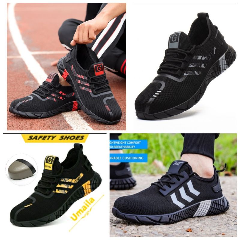 Hot Sale Sneakers Safety Sepatu Safety Wanita Pria Boots Sport